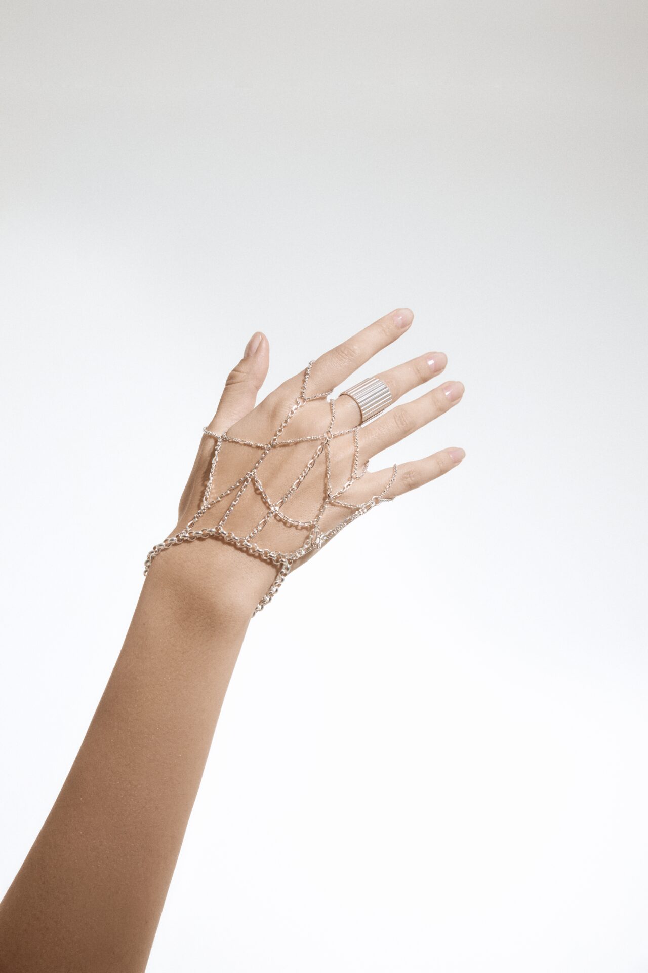 Слейв браслет перчатка серебро — купить в магазине BOHOANN 💍 Современноеювелирное искусство
