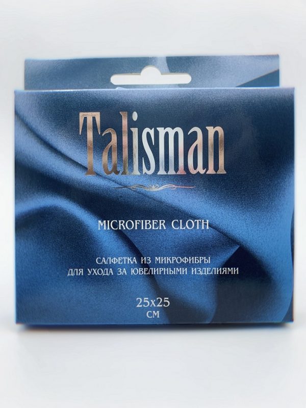 Чистящее средство Talisman для изделий из серебра салфетка из микрофибры