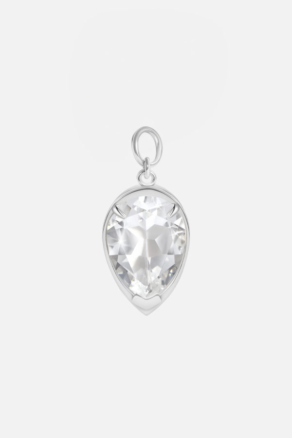 подвеска капля горного хрусталя