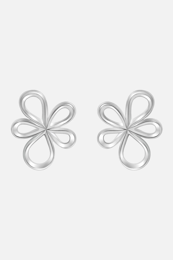 серьги цветы